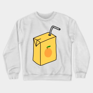 cute orange juice bag Crewneck Sweatshirt